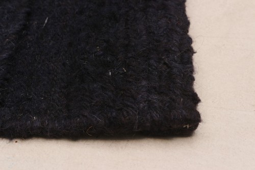 Vintage Hand Woven Carpet 6'8" x 6'6" Traditional Wool Kilim Rug - Picture 5 of 9