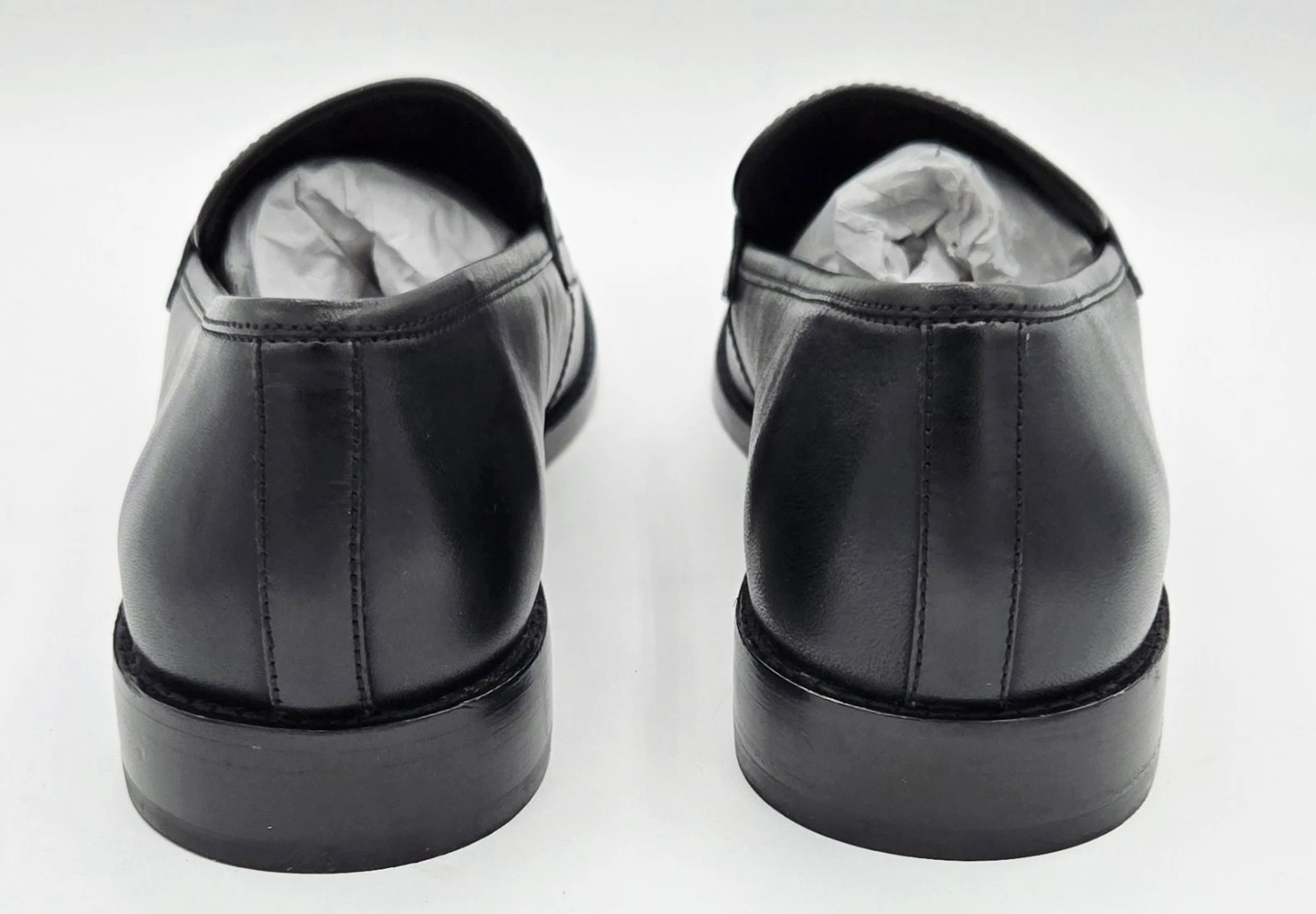 Mocassino Coach Declan da uomo nero taglia 8 5D nuovo con scatola prezzo consigliato $250