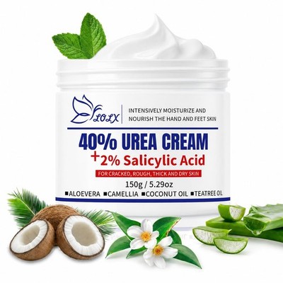 LOLX Urea Cream 40 Percent for Feet Maximum Strength, 5.29 Ounce (Pack of 1)