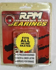 RPM Performance Skate Bearings - ABEC-3 – 16-Pack – Fits All Inline Skates