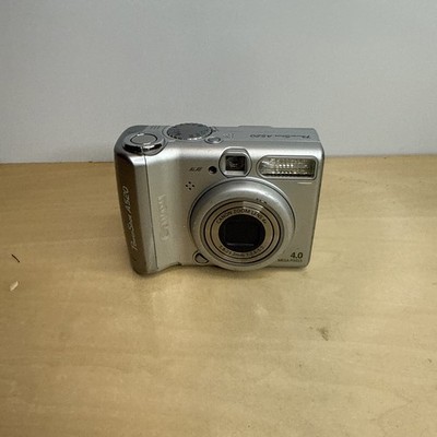 Canon PowerShot A520 4.0MP Digital Camera - Silver Won't Turn On