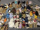 Vintage / Retired Ty Beanie Baby Lot of 60+ Most w/ Tags & 18+ w/ Tag Errors