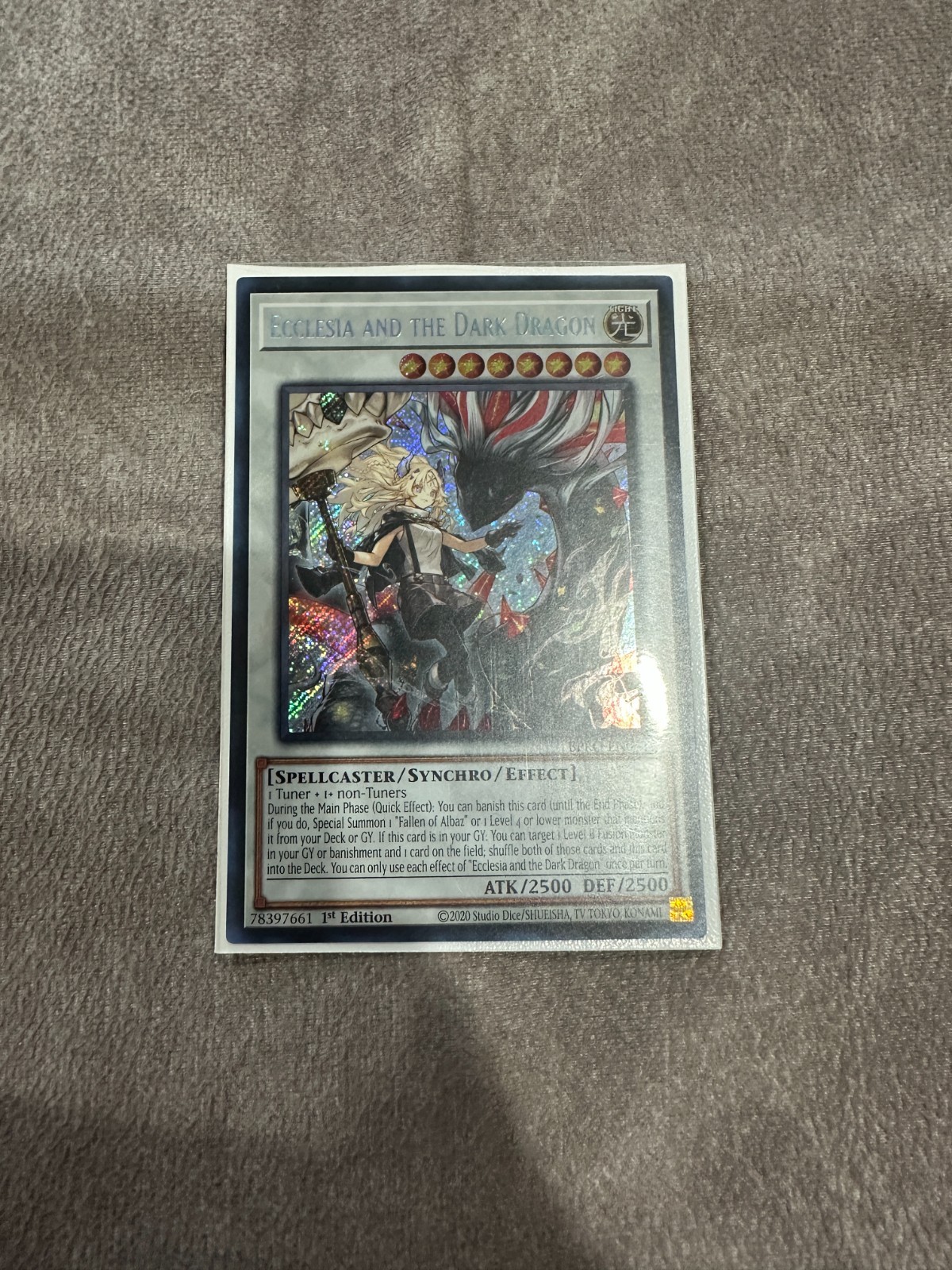 Yugioh - Ecclesia and the Dark Dragon - BPRO-EN041 - Secret Rare - NM