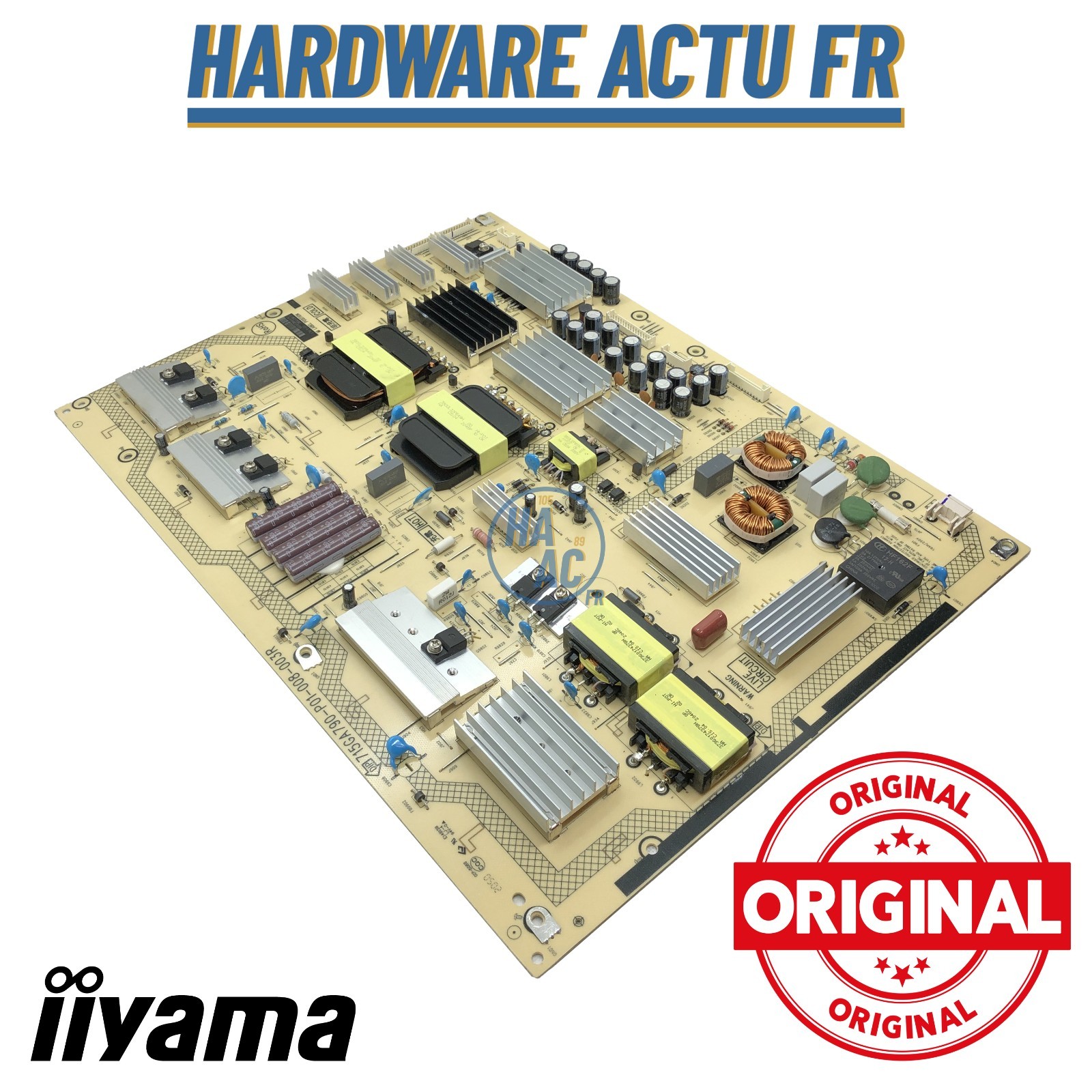 Réparer écran noir IIYAMA avec la Power Board 715GA790-P01