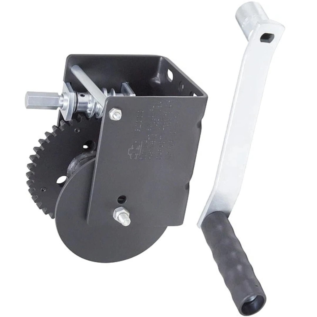 Dutton-Lainson Wg2000hex Gear Winch W/Hex Drive, Worm Gear, 2000 Lb