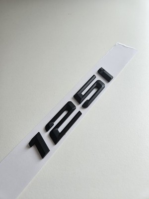 125i Emblem Schwarz matt Zubehör für BMW 1er E81 E82 F20 F21 kein Originalteil