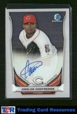 2014 Bowman Chrome #BCAP-CC Carlos Contreras Prospect Auto