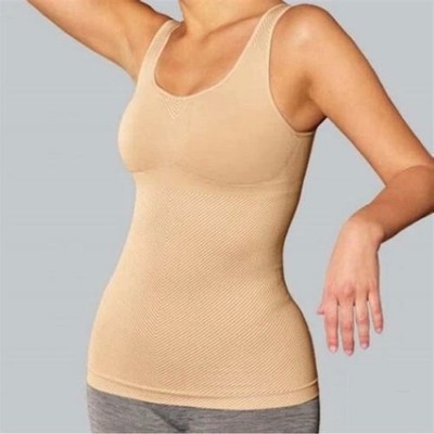 Amoena Liane Mastectomy Tank, Sand/Beige, Large, NWT, Comfort, Post-op, Pockets