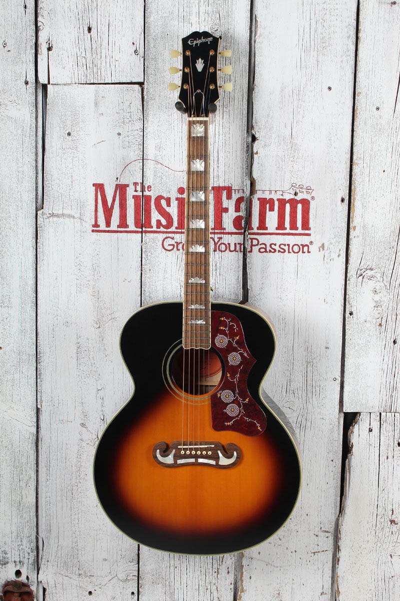 新品 未使用 送料込 Epiphone J-200 Sunburst Gloss Epiphone All Hail the King! – Gibson