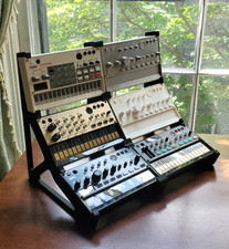 Korg Volca Synthesizer Drum Module 3 Tier 3x2 Array Printed Stand Black PLA