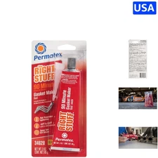 Reliable 90 Minute Red High Temp Gasket Maker - 3 oz Fast Return to Service