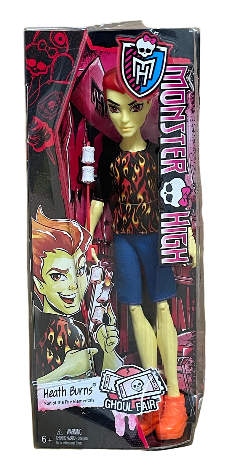 Monster High Ghoul Fair Heath Burns Doll CHW72 Mattel NEW!