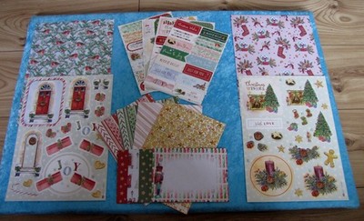 KATHERINE COYLE WEIHNACHTSKARTENSET, 8 SEITEN PLUS KARTEN & UMSCHLÄGE. Bausatz 3