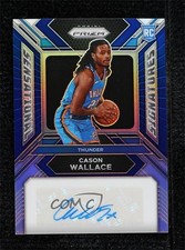 2023-24 Panini Prizm Sensational Signatures Blue 35/49 Cason Wallace Auto 0b2v