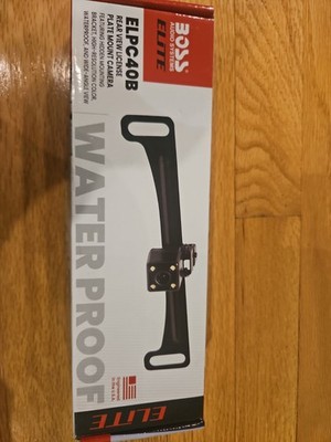 BOSS Audio Systems ELITE ELOC40B Rear View License Plate Mount Camera
