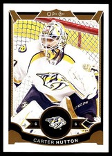 2015-16 O-Pee-Chee #220 Carter Hutton Nashville Predators Hockey Card
