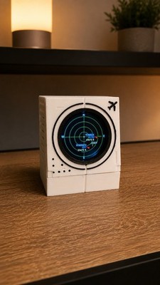 Flight Radar Scanner with WiFi | Live Aircraft Tracking | ESP32 | ADS-B