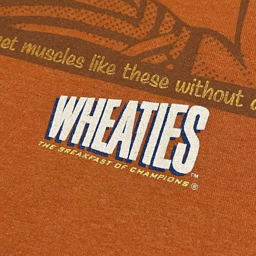 Vintage Wheaties Breakfast of Champions Chicks Dig The Pipes TNT Ringer Shirt XL - Picture 4 of 7