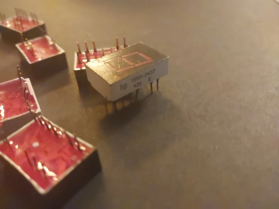 LOTE 15 10 DÍGITOS HP 5345A Contador LEDs P/N 1990-0437 (NOS) Pantalla 11 Pines Foto 2 de 4