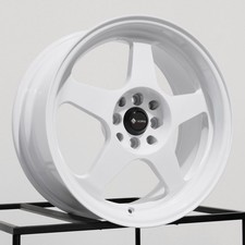 17x8 Vors Sp1 4x1004x114.3 30 White Wheels Rims Set4 73.1