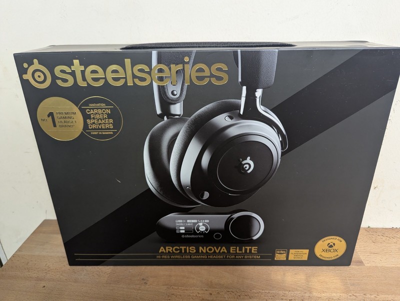 Steelseries Arctis Nova Elite Wireless Gaming Headset - Black - Brand New Sealed