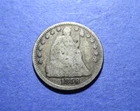 1858 Liberty Seated Half Dime  Good