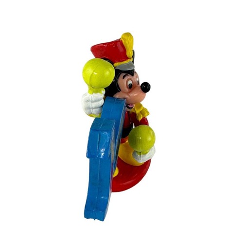 Vintage Mickey Mouse Marching Band Cake Topper PVC Figure By Applause 3" X 3" - Picture 16 of 20