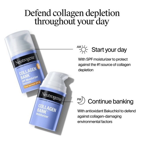 NUEVO Banco de colágeno Neutrogena hidratante protector solar SPF30 e hidratante 2 oz cada uno - Imagen 7 de 7