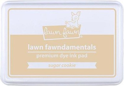 Lawn Fawn, lawn fawndamentals, premium dye ink pad, 55x85mm, sugar cookie