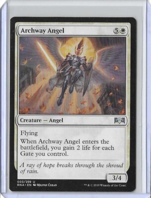 MTG Archway Angel Ravnica Allegiance (RNA) Uncommon Magic Card #003  Unplayed