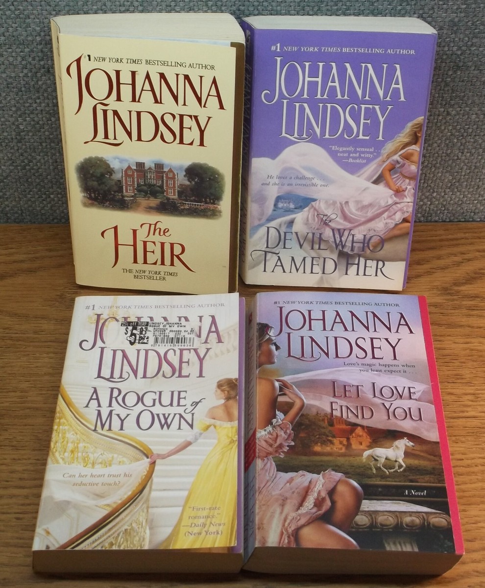 LOT Johanna Lindsey REID FAMILY Heir Devil Who Tamed Her Rogue Own