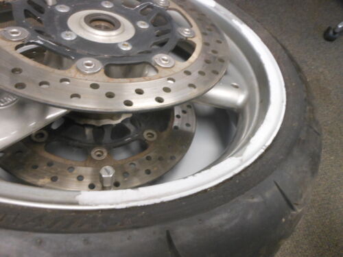 Triumph 17x3.5" Front Wheel Rim & Discs 02-05 Daytona 600 650 T2000255 T2021020 - Picture 5 of 12