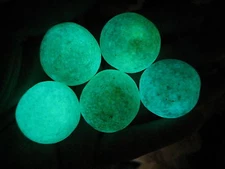 5 Pcs "Glow In The Dark" Wealth God Ancient Luminous Old Bead