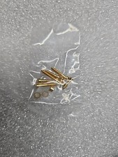 10 Piece Gold Plated Brass Turntable Cartridge Mounting Hardware Screw Set