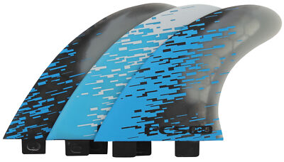 FCS PC-5 FCS PC-5 Performance Core Surfboard Tri Fin Set - Blue