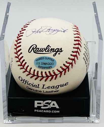Joe DiMaggio Autograph Auto Signed Major League Baseball PSA DNA Authentic  - Picture 2 of 4