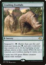 1x NM Crashing Footfalls - Modern Horizons [MTG] pack fresh