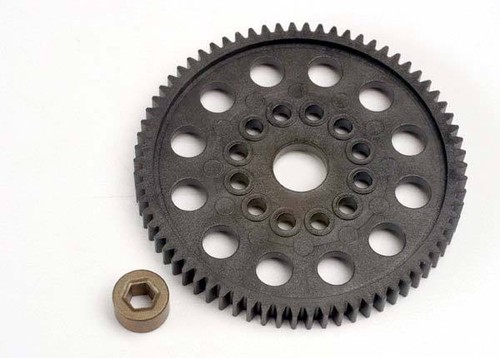 Pignon Couronne 72 Dents (Spur Gear) Pour Traxxas T-Maxx / Nitro Rustler - Réf. TRA4472