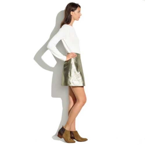 Madewell Rock 0 Schimmer Metallic Gold Ausgestellt Mini Urlaub Aline - Bild 2 von 7
