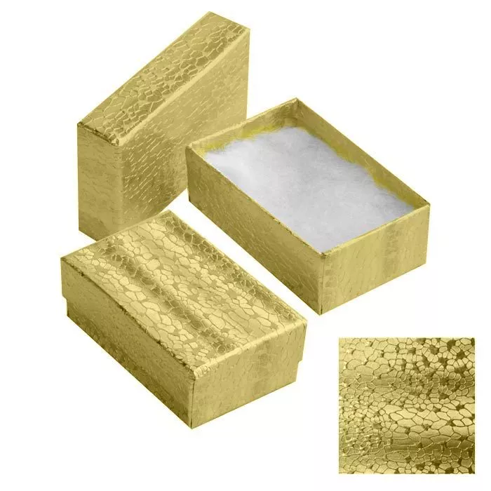 Cotton filled jewelry shop boxes wholesale