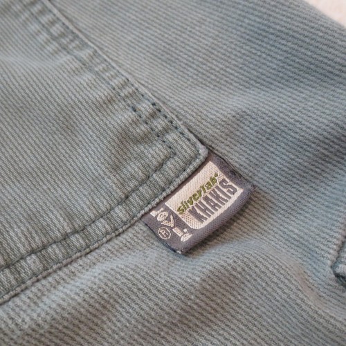 Levis Silvertab Shorts Herren 40 Grün Cargo Jorts Cord Baggy VINTAGE 90s USA - Bild 12 von 14
