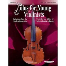 Solos For Young Violinists Violin Part And Piano Acc., Volume 5 Selections From