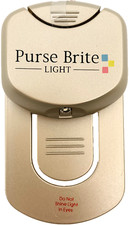 Purse Brite Lite Light LED Battery Powered As Seen On Lamp Click Touch Off Go 1