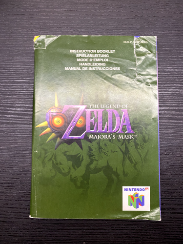 Lot De 8 Notices N64 : Zelda Majora, Castlevania, Mario 64, Goldeneye...