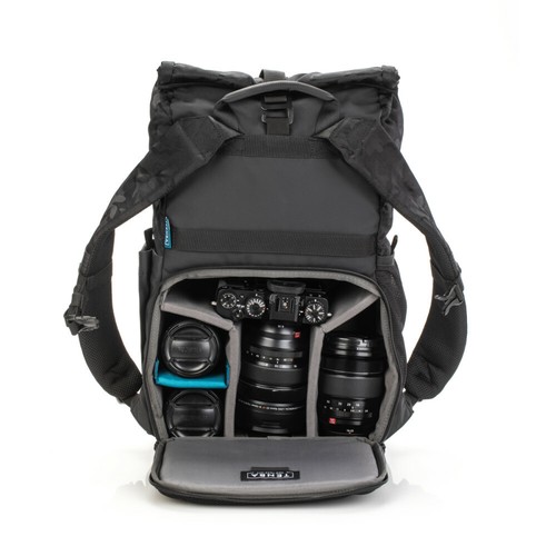 TENBA FULTON V2 14L ALL WEATHER BACKPACK - (BLACK/BLACK CAMO) - Picture 2 of 10