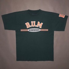 Vintage 90s B.U.M Equipment Spell Out T Shirt BUM Rap Hip Hop Made In USA Large