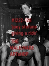 MALE PORTRAIT #1222-128-JOEY STEFANO STUDIO ONE- L.A. 1992 -free shipping in usa