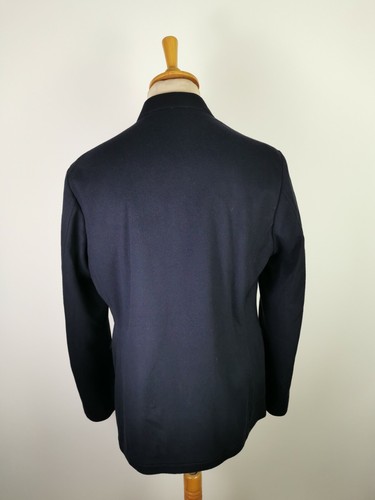 K8 Kent & Curwen Mens Navy Blue Naval Virgin Wool Blazer Jacket, Large 44" - Picture 4 of 12