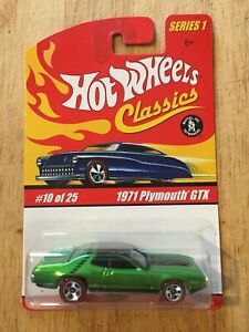 Hot Wheels Series 1 Classics Limited edition # 10 71 Plymouth GTX choose color