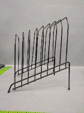 Wire File Sorter Holder 8 Slot Dividers Desktop Black